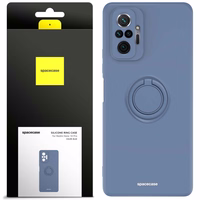 Spacecase Silikoonist ümbris rõngaga Redmi Note 9S/9 Pro tümeroheline