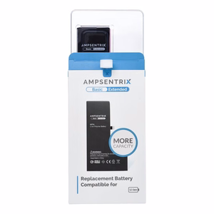 AmpSentrix Basic aku iPhone 12 / 12 Pro jaoks (suurendatud mahutavus 3300 mAh)