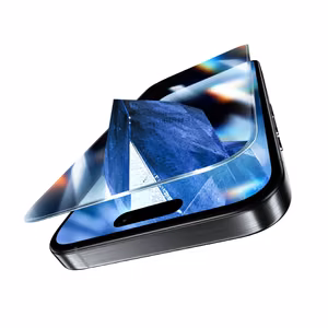 Benks Tempered glass Glass Warrior Sapphire Coating (LS65) jaoks Iphone 16 Pro Max must (Thin Edge)