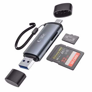 Tech-Protect UltraBoost SD/micro SD card reader koos USB-C/USB-A connectors - hall