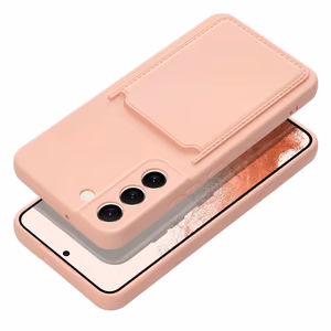 Ümbris jaoks Samsung A35 5G Card Ümbris roosa