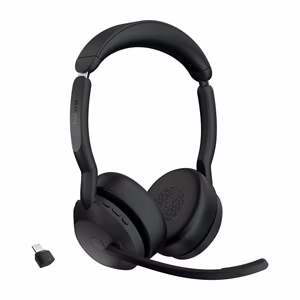 Jabra 25599-999-899 peakomplekt/toru juhtmevaba peapael kontorile/kõnekeskusele Bluetooth laadimisalusega must