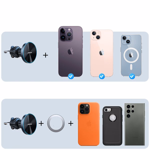 Car Laadija-hoidja magnetic Joyroom JR-ZS240 Pro MagSafe 15W must