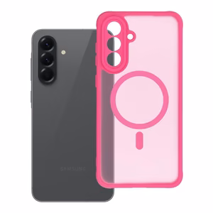 FULL MATTE MAG COVER Ümbris compatible with MagSafe jaoks SAMSUNG A56 roosa