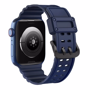 Strap Triple Protection jaoks Apple Watch 38 / 40 / 41 mm band bracelet - tumesinine