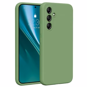 Etteri Silicone ümbris jaoks Samsung Galaxy A54 5G light roheline