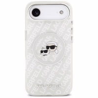 Karl Lagerfeld IML Glitter Karl&Choupette Heads Logo MagSafe Ümbris jaoks iPhone Air - Hall