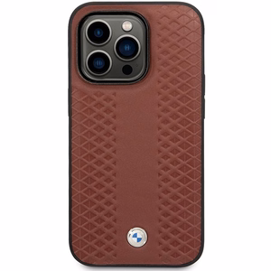 Ümbris BMW BMHCP14L22RFGR iPhone 14 Pro 6.1" Burgundy/burgundy Leather Diamond Pattern