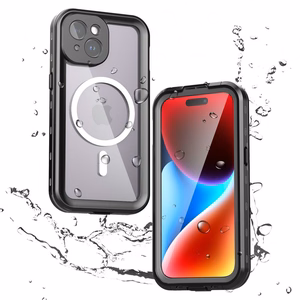 Waterproof case SHELLBOX DOT compatible koos MagSafe jaoks IPHONE 15 must