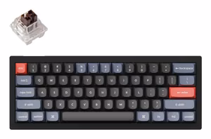 Juhtmevaba klaviatuur KEYCHRON V4 RGB must V4-B3