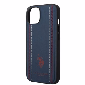 US Polo USHCP14MPFAV iPhone 14 Plus 6.7" navy/tumesinine Leather Stitch