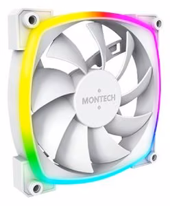 Korpuse ventilaator 120mm AX120 PWM Valge 3 tk. Montech