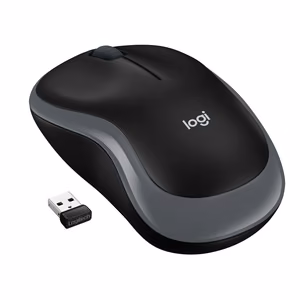 Wireless mouse Logitech 2,4G 1000 dpi M185 gray