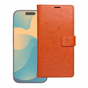 Чехол-книжка Mezzo для Redmi Note 15 Pro Plus 5G с котами коричневый