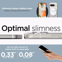 Spigen Ultra Hybrid Ümbris jaoks Google Pixel 9 / 9 Pro - Läbipaistev