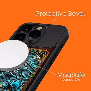 STM Reveal Warm MagSafe ümbris seadmele iPhone 15 Pro Max, Black Realm värvitoonis