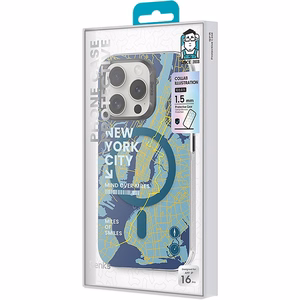 Benks Magnetic City New York Ümbris jaoks Iphone 16 Plus