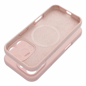 Ümbris SILICONE 2mm jaoks IPHONE 16 compatible koos MagSafe sand roosa