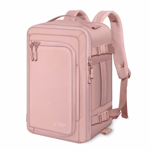 Tech-Protect Defender S50 Backpack jaoks Ryanair & Wizzar, 20L Laptop - roosa