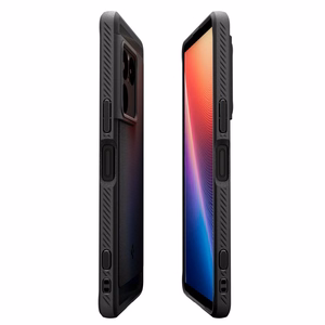 Spigen Rugged Armor ümbris mudelile Sony Xperia 1 VIII – mattmust