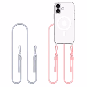 Ümbris TECH-PROTECT FLEXAIR CHAIN MAGSAFE IPHONE 16 hall & roosa