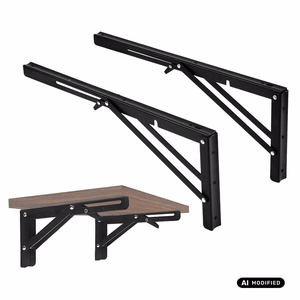 Maclean kokkupandav seinariiuli kandur, min. 350 mm, max. 700 mm, max. 50 kg, 2 tk, MC-196
