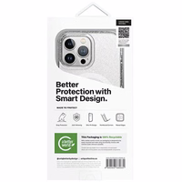 Uniq LifePro Xtreme Magclick Charging Ümbris jaoks iPhone 15 Pro Max - läbipaistev hõbedane