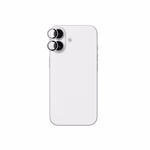 AmazingThing Lens Glass jaoks iPhone 17 with Hõbedane Aluminum Raamiga