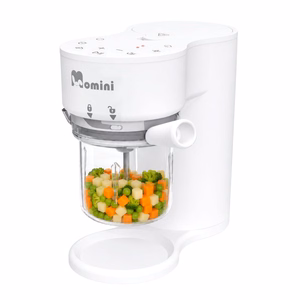 Momini YummyMaker 5-ühes imikutoidu aurutav blender isesteriliseerimisfunktsiooniga
