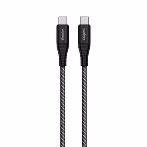 Energizer Ultimate C541CKBK USB-C–USB-C laadimis- ja andmekaabel, 2 m, 100 W, must