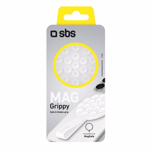 SBS MAG Grippy MagSafe ühilduv hoidja iminapa ja kõrvaga - valge