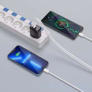 Tech-Protect C20W Laadija USB-C PD 20W / USB-A QC 3.0 - must