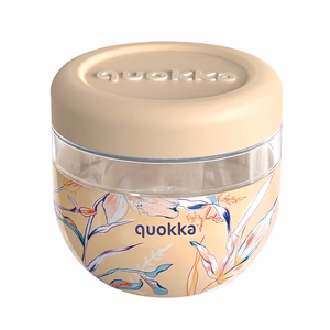 Quokka Bubble Food Jar 770 ml toidunõu, vintage-stiilis lillemuster