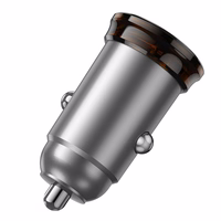 Car Laadija Hoco 2 x USB C PD QC3.0 45W NZ16B metal hall