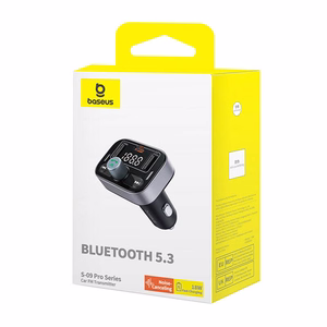 FM-передатчик Baseus S-09 Pro, Bluetooth (черный)