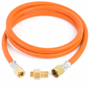 Meva G 3/8-tolline L–7/16-tolline üleminek 1,5 m voolikuga matkagaasiballoonile