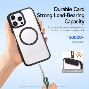 DUX DUCIS Plaz - cross-body phone strap - roheline