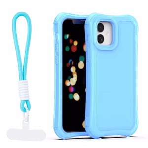 Safepop ümbris rihmaga iPhone 12 / 12 Pro 6,1" jaoks sinine