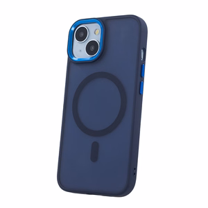 Frozen Mag ümbris for iPhone 17 Pro Max 6,9" tumesinine open ring