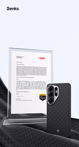 Benks Magnetic Armor Pro Armor Grid Kevlar Ümbris Metal Frame 600D (H048) for Samsung Galaxy S26 must