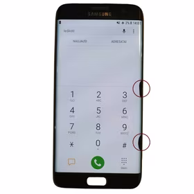 LCD Ekraan Ühildub Samsung G935 S7 Edge Must (Renewed: Telemax) (Koos defects 78)
