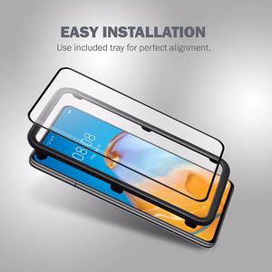 Crong 3D Armor Glass 9H karastatud ekraanikaitseklaas seadmele Huawei P40, paigaldusraamiga