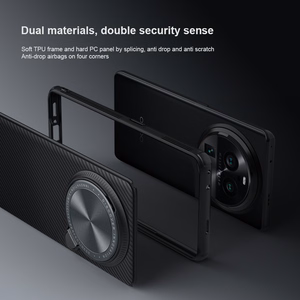 Nillkin CamShield Prop Camera Protective Ümbris jaoks Oppo Find X6 Pro must