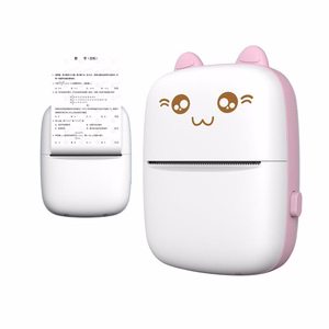 HURC9 Bluetooth Mini Kitty termoprinter rakendusega - roosa