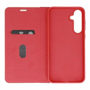 Wonder Frame Ümbris jaoks Samsung Galaxy A55 5G punane