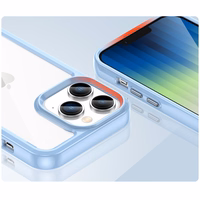 Outer Space Case iPhone 14 Pro Max kõva korpus geelraamiga sinine