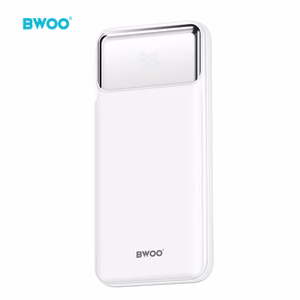 BWOO eriti õhuke 22,5W 10000mAh akupank valge