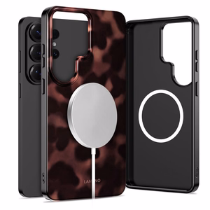 Tech-Protect Lamano MagSafe Ümbris for Samsung Galaxy S26 Ultra - pruun and must