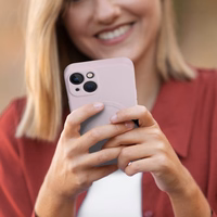 SILICONE MAG COVER Ümbris compatible with MagSafe jaoks XIAOMI Redmi 15 4G / 5G (171,1mm) roosa