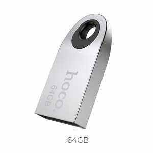 Pendrive 64GB USB 2.0 (USB A) Hoco mini UD9 серебристый